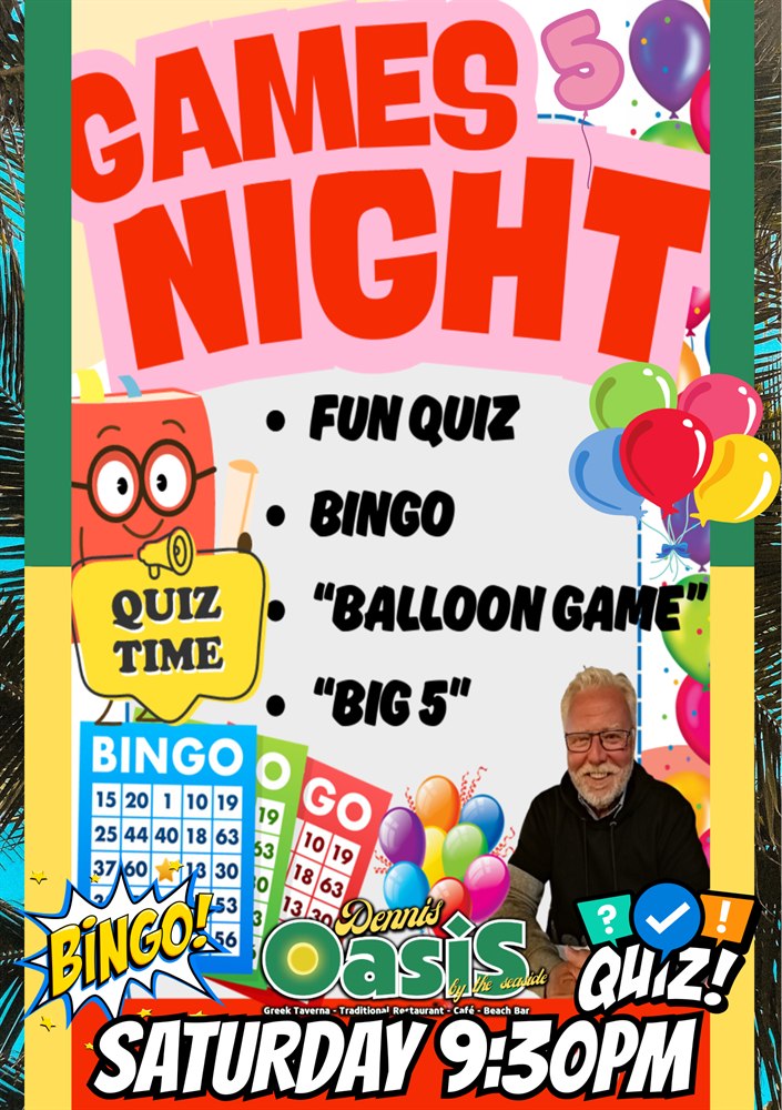 Saturday Game Night